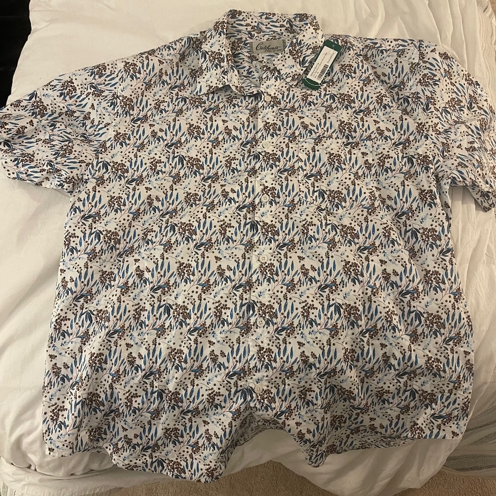 Men’s Short-Sleeved California Shirt Co Button Down